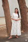 Premium Muslin- Feeding/ Maternity Maxi/Gown - Cotton lining /Double side zip - Giraffe - last pc in M