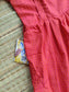 Mul Mul Cotton - Feeding/ Maternity Maxi/Gown - Cotton lining /Double side zip -  Pink Checks (Copy)
