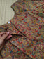 Kalamkari Cotton  A line Maternity Feeding Kurti /Center Zip(Dress length 45 inches)- Red leaf