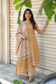 Premium soft Cotton Maternity 3 pc chudidhar set [ Top with center zip, pant and dupatta ] -A line Top - ( No side open) Mustard