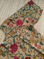 Kalamkari Cotton  A line Maternity Feeding Kurti /Center Zip(Dress length 45 inches)- Rose 🌹