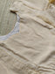 Tissue silk - Double side zip  Maternity Maxi/Gown - Full cotton lining- Photoshoot - Half white-
