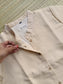 silk Kurti/ Front 4 button operable( optional feeding) -used to Normal wear kurti -Half white ziczac