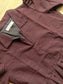 Prewashed handloom Cotton - Feeding/ Maternity Maxi/Gown - Cotton lining /Center zip -Collar  Brown Stripe