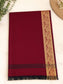 Silk Dupatta - Marron