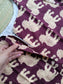 Center zip Kalamkari Cotton   Normal /Feeding kurti - Purple Elephant