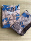 Block printed kalamkari cotton Maternity 2 pc chudidhar set [ Top with Double side zip, and dupatta - Sandal pichwai