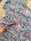 Premium soft Cotton Maternity 3 pc chudidhar set [ Top with center zip, pant and dupatta ] -A line Top - ( No side open) Blue