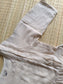 Baptism/Photoshoot Gown-  Premium Muslin -  Maternity/Double side zip -  Half white