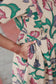 Kalamkari cotton- Feeding/ Maternity Maxi/Gown - Cotton lining  / Double side zip- pink lotus