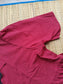 Prewashed handloom Cotton - Feeding/ Maternity Maxi/Gown - Cotton lining /Center zip -Collar Red stripe