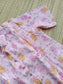 Muslin Collar A line Dress (Relaxed Fit) – Light Pink|Front 4 Button Openable  Maternity & Feeding/Casual wear Dress