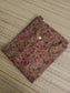 Kalamkari Cotton  A line Maternity Feeding Kurti /Center Zip(Dress length 45 inches)- Red leaf