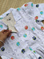 Premium Muslin - Feeding/ Maternity Maxi/Gown - Cotton lining with Center zip -Collar color owl 🦉