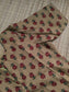 Kalamkari Cotton  A line Maternity Feeding Kurti /Center Zip(Dress length 45 inches)- Mini flowers
