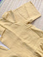 Premium Muslin - Feeding/ Maternity Maxi/Gown - Cotton lining with Center zip -Collar yellow