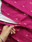 Raw Silk Center zip Cotton   Normal /Feeding kurti -  Dark pink