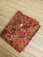 Kalamkari Cotton  A line Maternity Feeding Kurti /Center Zip( Dress length 45 inches)- Orange flower
