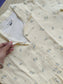Premium Muslin - Feeding/ Maternity Maxi/Gown - Cotton lining /Center zip -Collar Yellow with flower