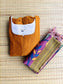Butter silk 2 pc set -Maternity Maxi/Gown - Festival Collection -Full cotton lining-Center zip with dupatta- Honey