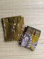 Raw silk Maternity 2 pc chudidhar set [ Top with center side zip, and dupatta - Olive green