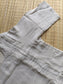 Premium  Muslin- Feeding/ Maternity Maxi/Gown - Cotton lining  / Double side zip  -Silver color