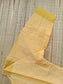 Cotton Maternity 2 pc chudidhar set [ Top with center zip and dupatta ] -A line Top - ( No side open top ) Yellow