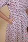 Cotton - Maternity / Feeding - Maxi/Gown - Cotton Lining - Double side Zips - cheetah