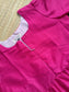 Butter silk 2 pc set -Maternity Maxi/Gown - Festival Collection -Full cotton lining-Center zip with dupatta- Pink