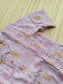 Muslin Collar A line Dress (Relaxed Fit)  – Light purple |Front 4 Button Openable  Maternity & Feeding/Casual wear Dress