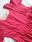 Cotton - Feeding/ Maternity Maxi/Gown - Cotton lining /Double side zip - Pink Stripe