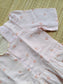 Premium Muslin - Feeding/ Maternity Maxi/Gown - Cotton lining with Center zip -Collar light pink