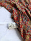 Cotton - Feeding/ Maternity Maxi/Gown - Cotton lining /Double side zip - Rust Red Kalamkari