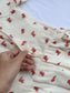 Premium Muslin- Feeding/ Maternity Maxi/Gown - Cotton lining /Double side zip -  Red Panda - Photoshoot
