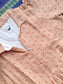 Premium Muslin - Feeding/ Maternity Maxi/Gown - Cotton lining /Center zip -Collar peach and red heart