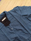 Prewashed handloom Cotton - Feeding/ Maternity Maxi/Gown - Cotton lining /Center zip -Collar Small Blue checks