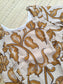 Block printed kalamkari cotton Maternity 2 pc chudidhar set [ Top with double side zip, and dupatta -Brown flower