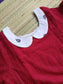 Mul Mul Cotton - Feeding/ Maternity Maxi/Gown - Cotton lining /Double side zip - Red Checks