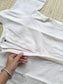 2 Pc set / Center zip- Tissue silk kurti with Dupatta-  Normal /Feeding kurti - White with Red