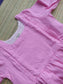 Premium Muslin- Feeding/ Maternity Maxi/Gown - Cotton lining /Double side zip - Light Pink