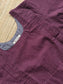 Prewashed pure Cotton checks / Maternity 2 pc Coordset [ Top with double side zip, and Pant]  -Small checks purple