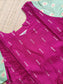 Raw Silk Maternity Feeding Gown/Maxi – Pink | Double Side Zip