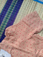 Premium Muslin - Feeding/ Maternity Maxi/Gown - Cotton lining /Center zip -Collar peach and red heart