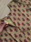 Kalamkari Cotton  A line Maternity Feeding Kurti /Center Zip(Dress length 45 inches)- Mini flowers