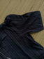 Georgette fabric- Feeding/ Maternity Maxi/Gown - Cotton lining /Center zip -Collar Self black