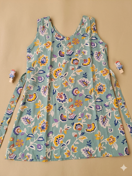 1 to  2 Years Girl baby dress- Cotton  / Muslin   (Pack of Three)
