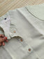 silk Kurti/ Front 4 button operable( optional feeding) -used to Normal wear kurti - Pista Green