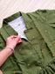 Premium Cotton - Feeding/ Maternity Maxi/Gown - Cotton lining /Center zip -Collar Green and Sandal butta