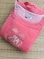 Muslin Cotton Maternity Feeding Dress – Peach| Double Side Nursing Zip( elephant embroidery Design)