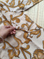 Block printed kalamkari cotton Maternity 2 pc chudidhar set [ Top with double side zip, and dupatta -Brown flower